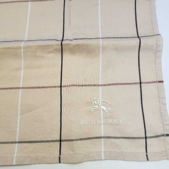 Burberry Handkerchief Cotton Brandnew Authentic 💯 cotton #06 - Picture 1 of 6